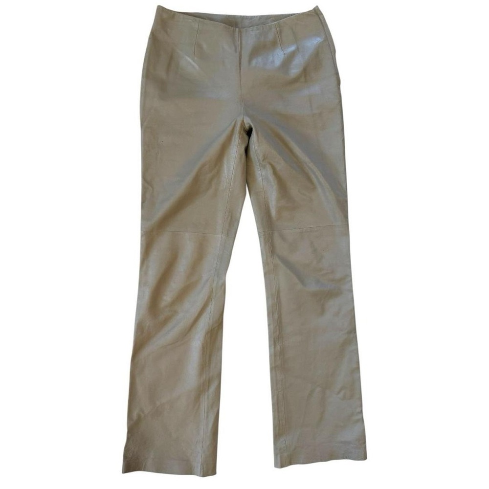 Vintage Cami Tan 100% Leather Pants